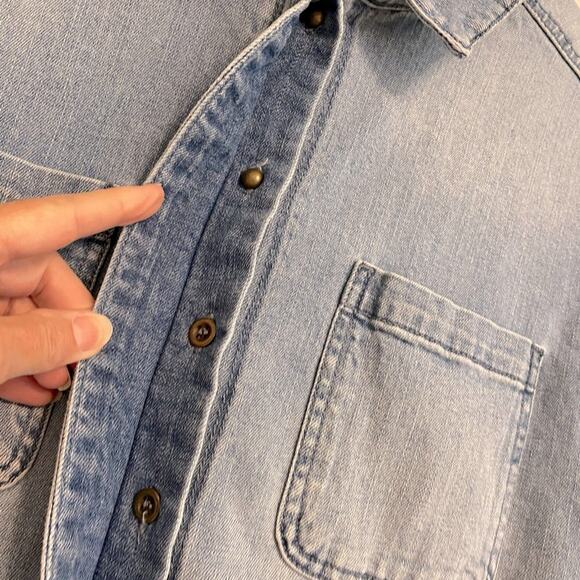 Angry Rabbit | Light Denim Jumpsuit MED EUC - Picture 8 of 16